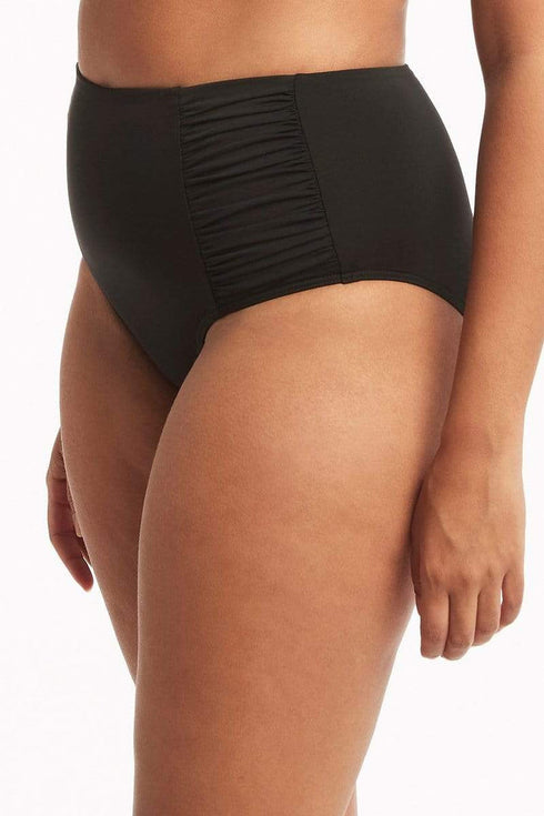 Sea Level Essentials High Waist Gathered Side Pant
